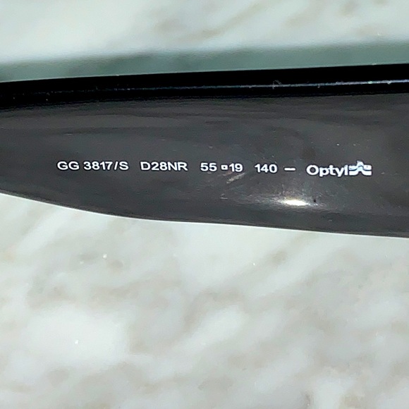 GUCCI ‘GG’ logo square sunglasses oversized - Picture 8 of 10